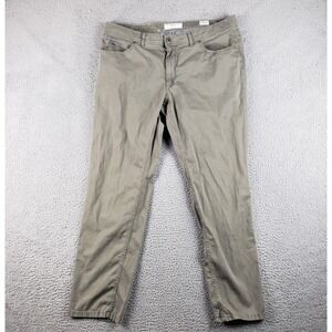 Brax Pants Mens 39x31 Green Chino Cooper Fancy Regular 5 Pocket Causal